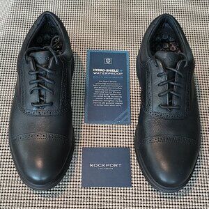 Rockport Total Motion Links Golf Shoe CJ0115 7.5 Wide-Black